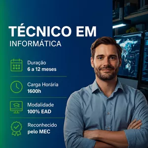 homem de braços cruzados representando um tecnico de informática e esse texto ao lado