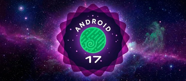 imagem da logo do novo Android 17
