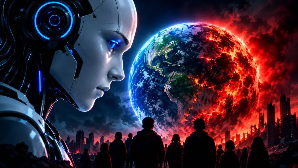 ia extinguir humanidade representação